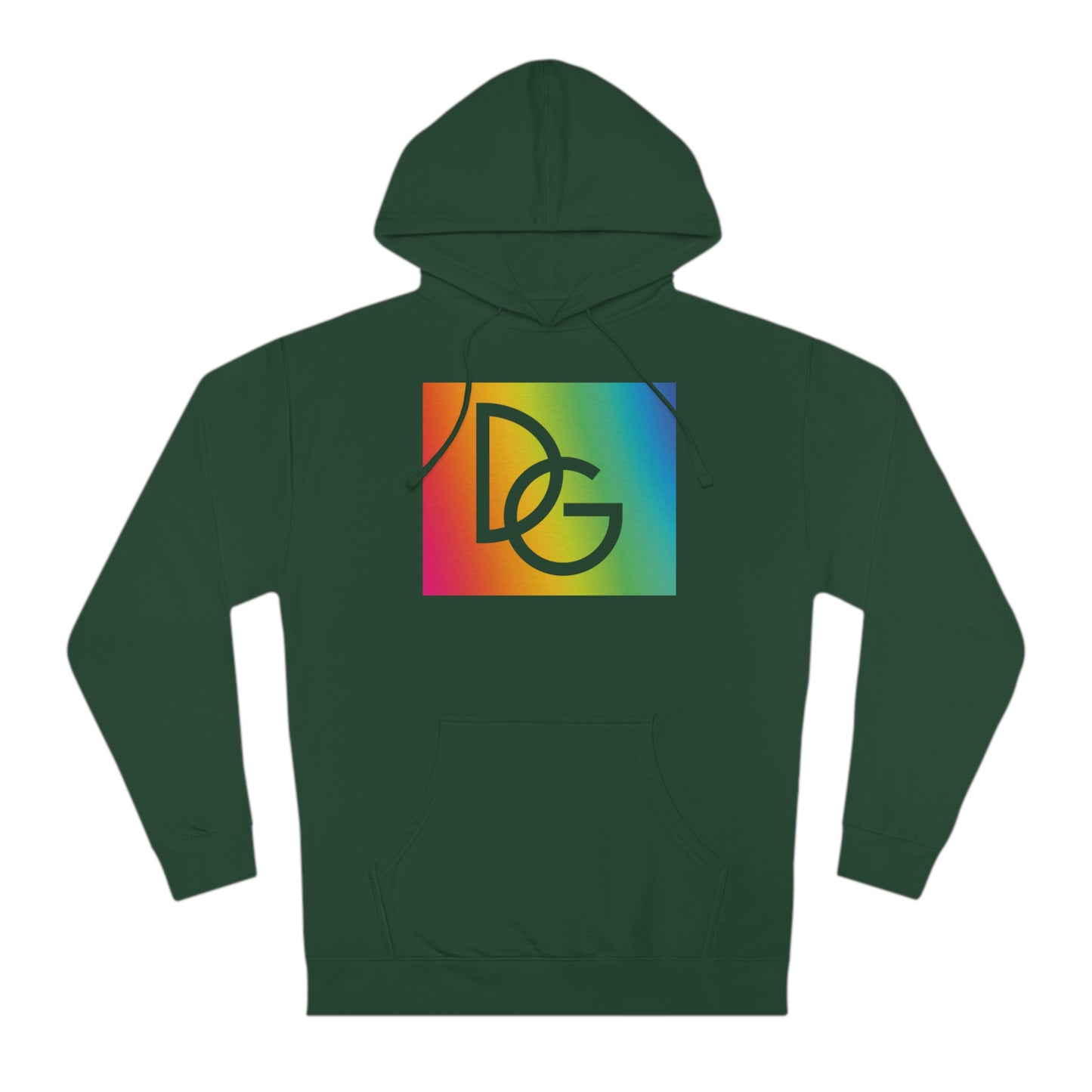 DG - Hoodie: Hooded Sweatshirt with a colorful DG logo