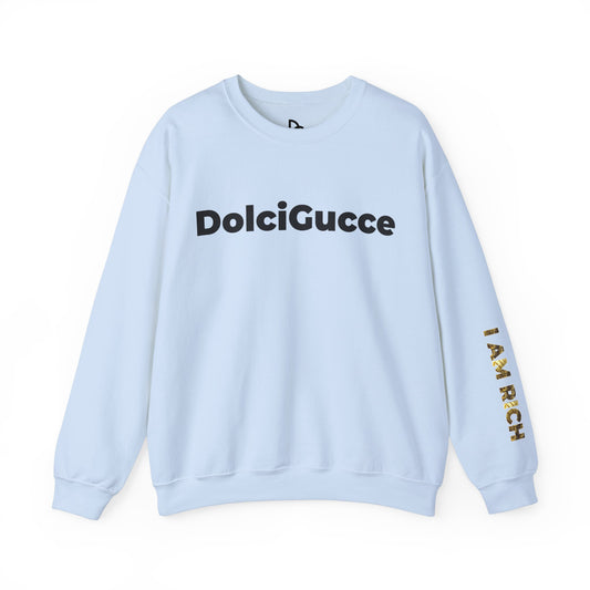 DG - I AM RICH - Sweatshirt: rich on sleeve