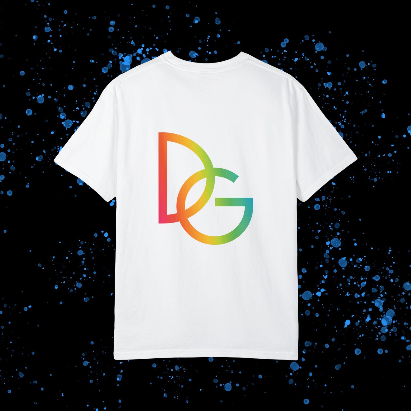 DG - T-shirt: Relaxed fit with rainbow splash