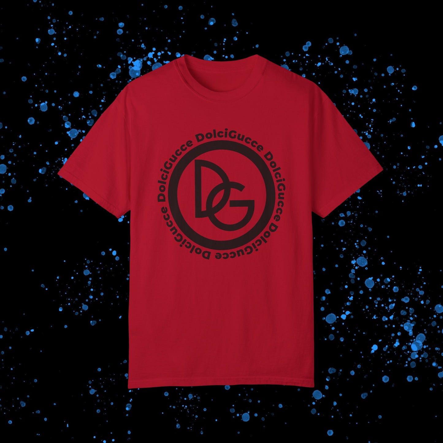 DG - T-shirt: Relaxed fit with DG logo in front and DolciGucce writing around a circle