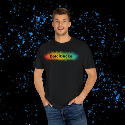 DG - T-shirt: Relaxed fit with rainbow splash