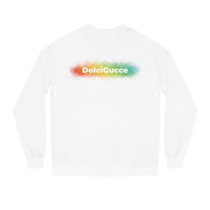 DG - Sweatshirt: Unisex Crew Neck Sweatshirt with a splash of rainbow