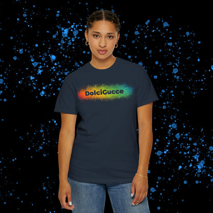 DG - T-shirt: Relaxed fit with rainbow splash