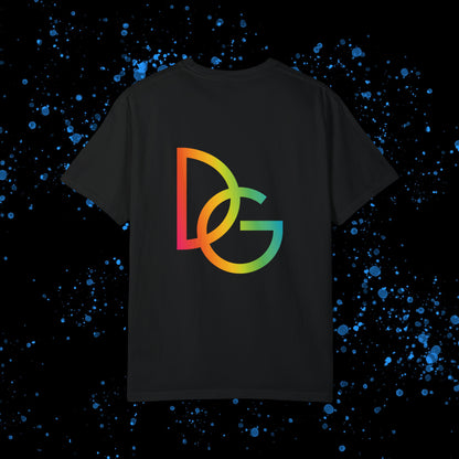 DG - T-shirt: Relaxed fit with rainbow splash