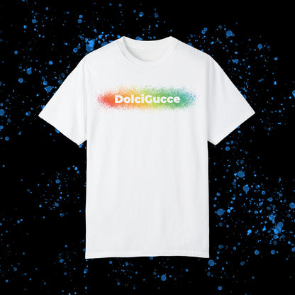 DG - T-shirt: Relaxed fit with rainbow splash