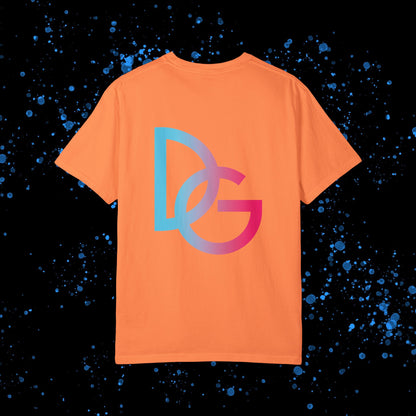 DG - T-shirt: Relaxed fit with DolciGucce blue pink gradient box