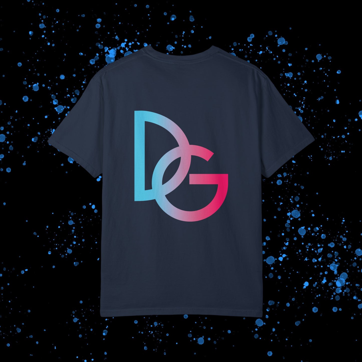 DG - T-shirt: Relaxed fit with DolciGucce blue pink gradient box