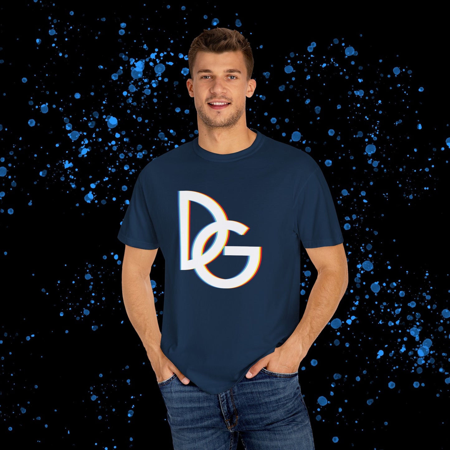 DG - T-shirt: Relaxed fit with color spectrum DG logo in front and DolciGucce writing on the back