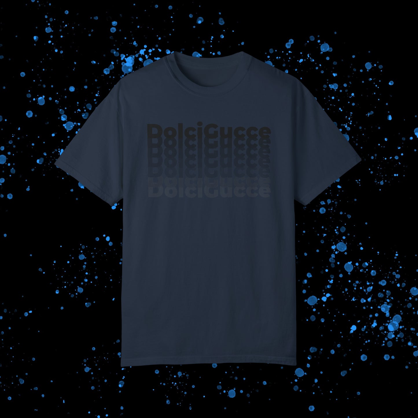 DG - T-shirt: Relaxed DolciGucce logo fading away in the front