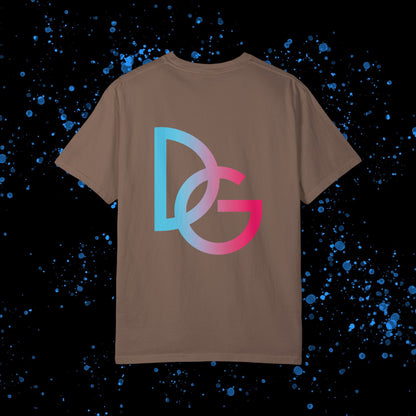 DG - T-shirt: Relaxed fit with DolciGucce blue pink gradient box