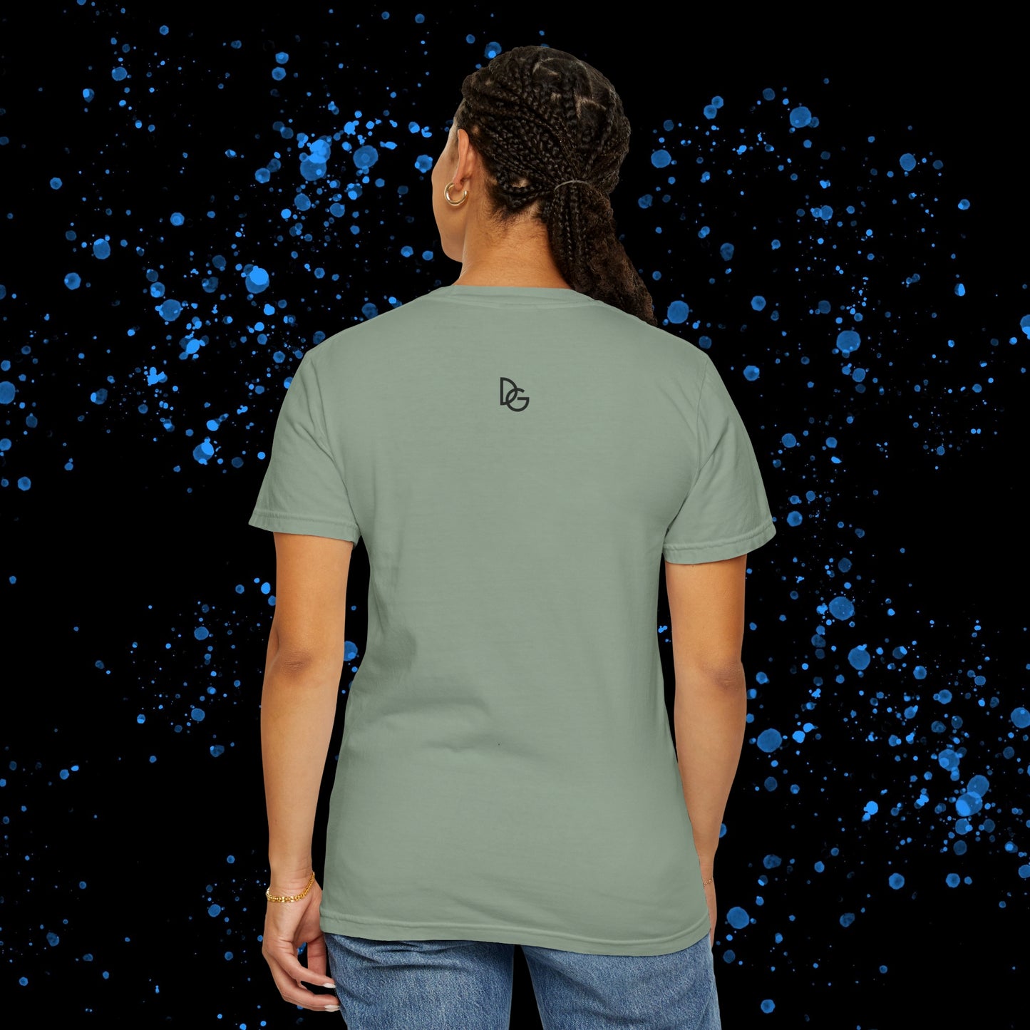 DG - T-shirt: Relaxed fit with DolceiGucce splash on the front and DG logo on the back