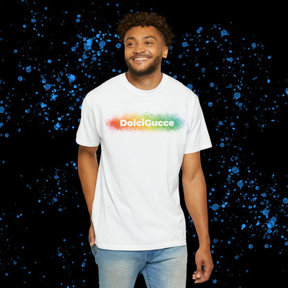 DG - T-shirt: Relaxed fit with rainbow splash