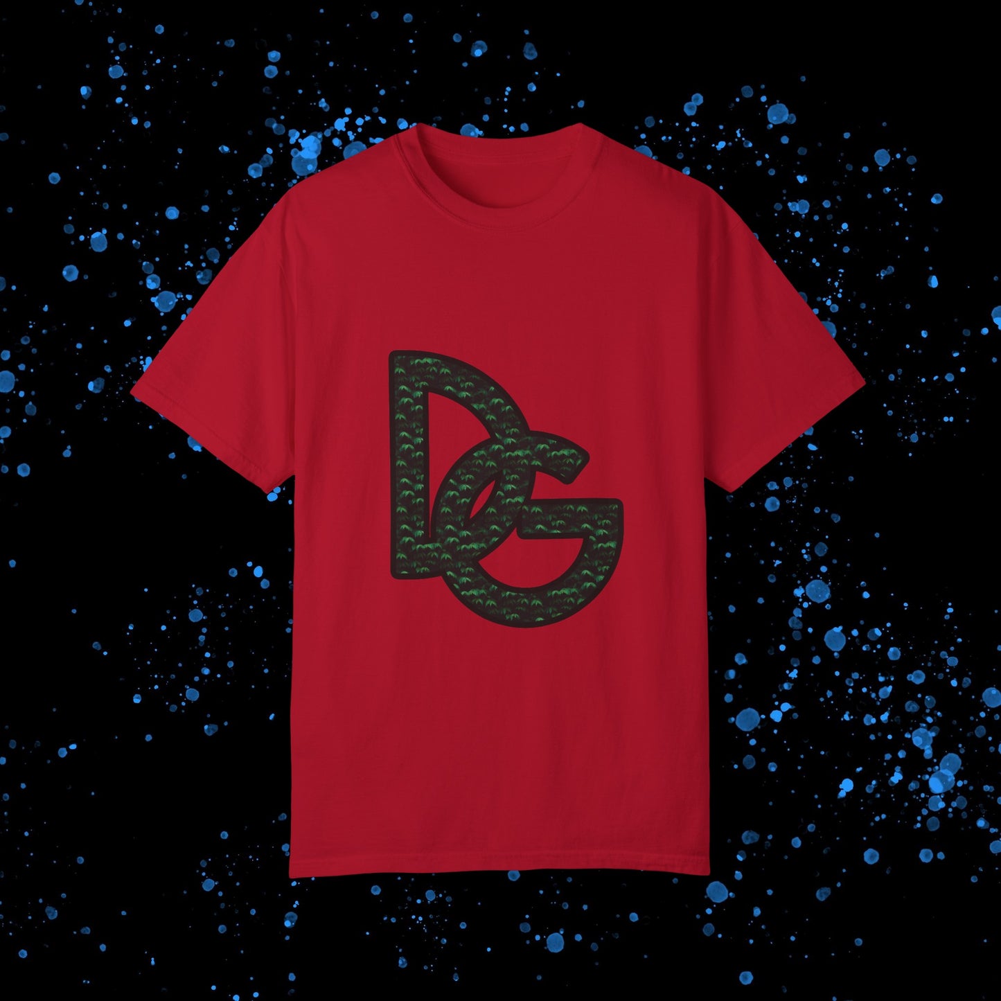 DG - T-shirt: Relaxed fit with cut out DG logo in front with leaves and DolciGucce writing on the back