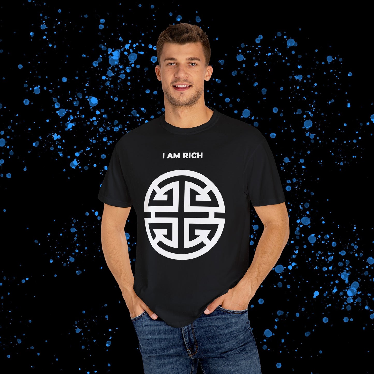 DG - I AM RICH - T-shirt: Symbol of prosperity