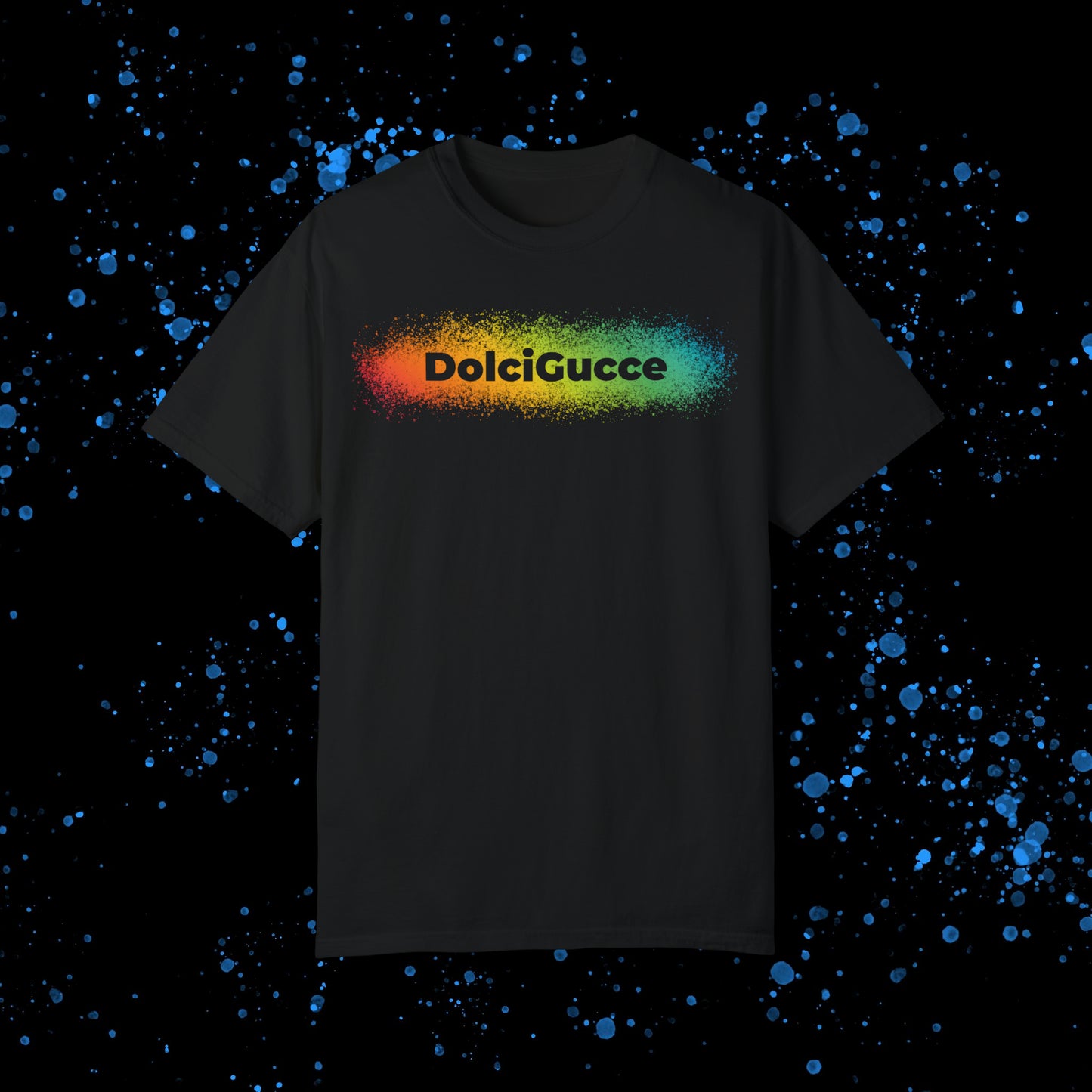 DG - T-shirt: Relaxed fit with rainbow splash