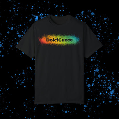 DG - T-shirt: Relaxed fit with rainbow splash