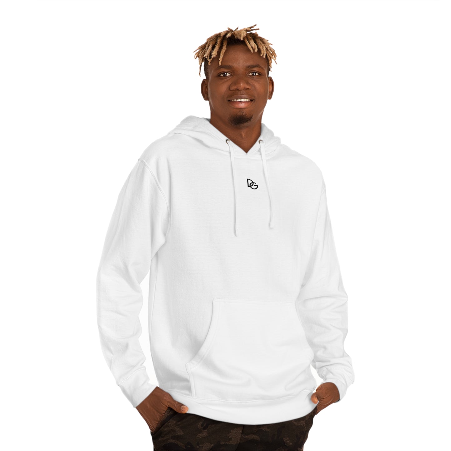 DG - Hoodie: Hooded Sweatshirt with low key DG logo