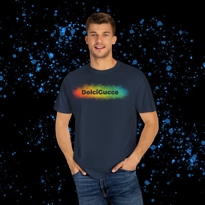 DG - T-shirt: Relaxed fit with rainbow splash