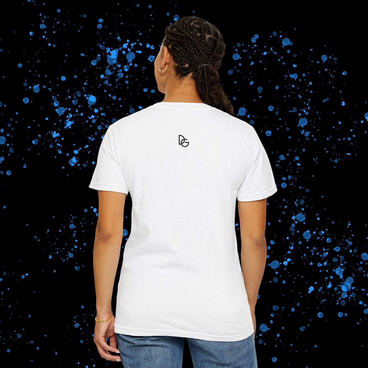 DG - T-shirt: Relaxed fit with DolceiGucce splash on the front and DG logo on the back