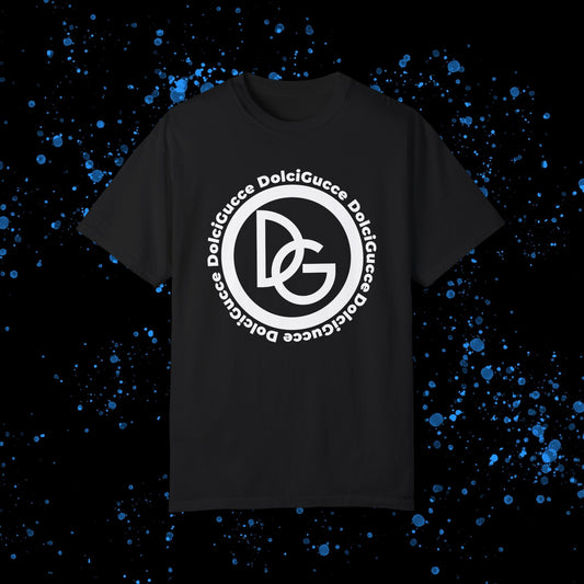 DG - T-shirt: Relaxed fit with DG logo in front and DolciGucce writing around a circle