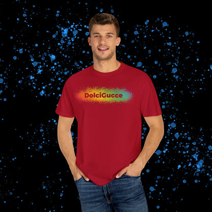 DG - T-shirt: Relaxed fit with rainbow splash