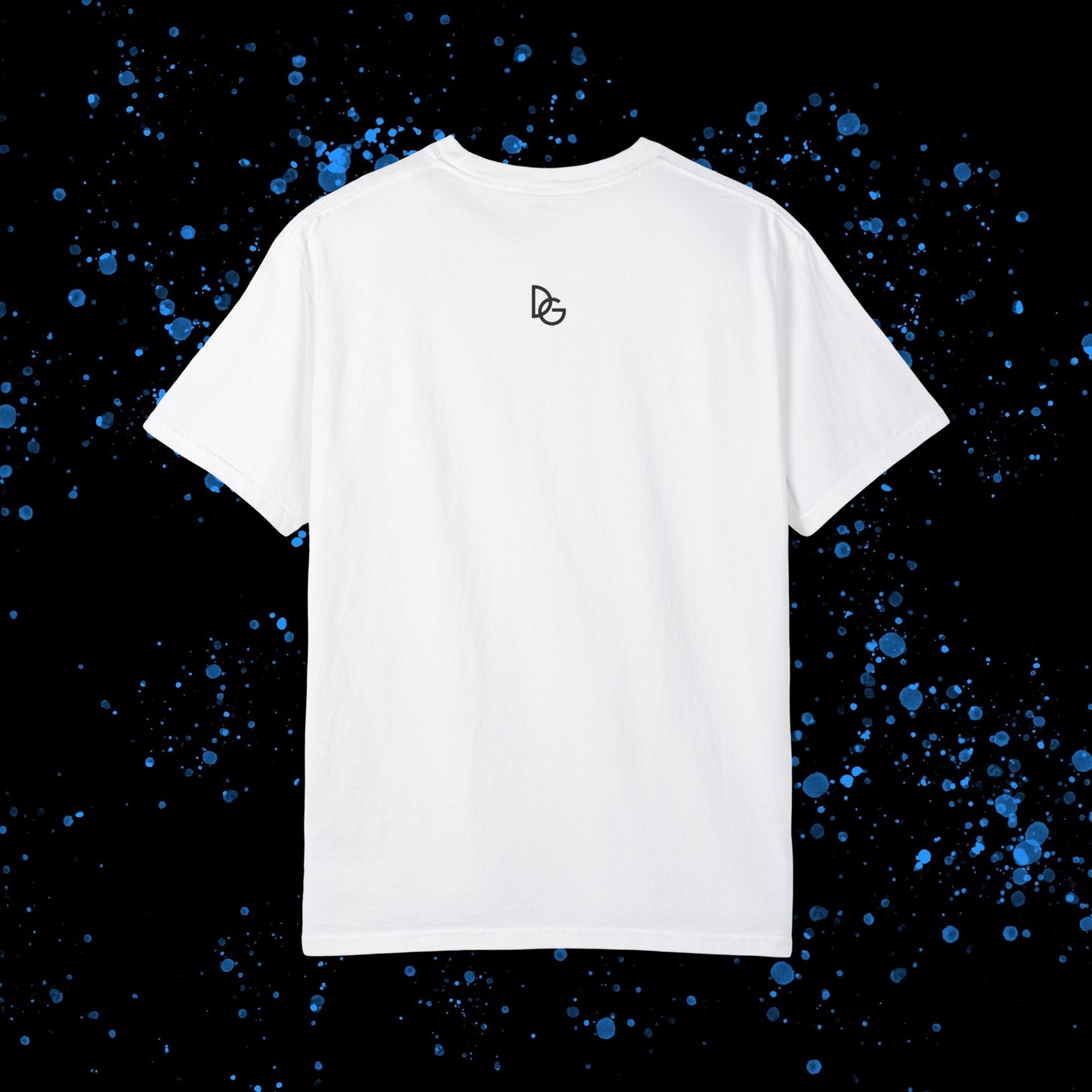 DG - T-shirt: Relaxed fit with DolceiGucce splash on the front and DG logo on the back