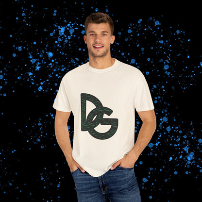 DG - T-shirt: Relaxed fit with cut out DG logo in front with leaves and DolciGucce writing on the back