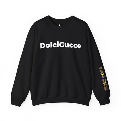 DG - I AM RICH - Sweatshirt: rich on sleeve