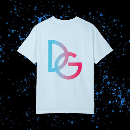 DG - T-shirt: Relaxed fit with DolciGucce blue pink gradient box