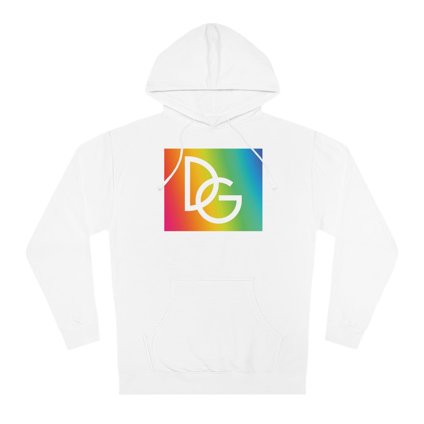 DG - Hoodie: Hooded Sweatshirt with a colorful DG logo