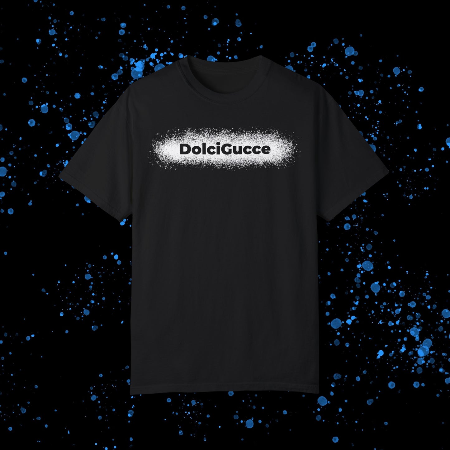 DG - T-shirt: Relaxed fit with DolceiGucce splash on the front and DG logo on the back