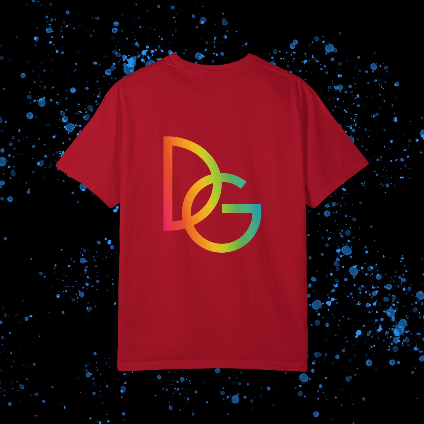 DG - T-shirt: Relaxed fit with rainbow splash