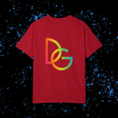 DG - T-shirt: Relaxed fit with rainbow splash