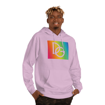 DG - Hoodie: Hooded Sweatshirt with a colorful DG logo