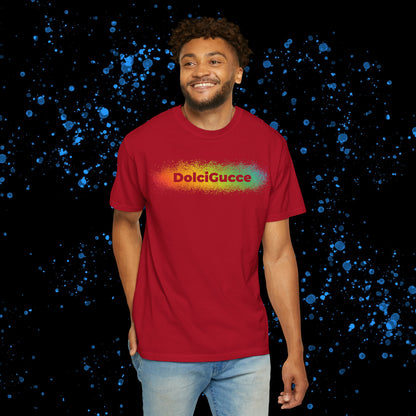 DG - T-shirt: Relaxed fit with rainbow splash