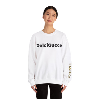 DG - I AM RICH - Sweatshirt: rich on sleeve