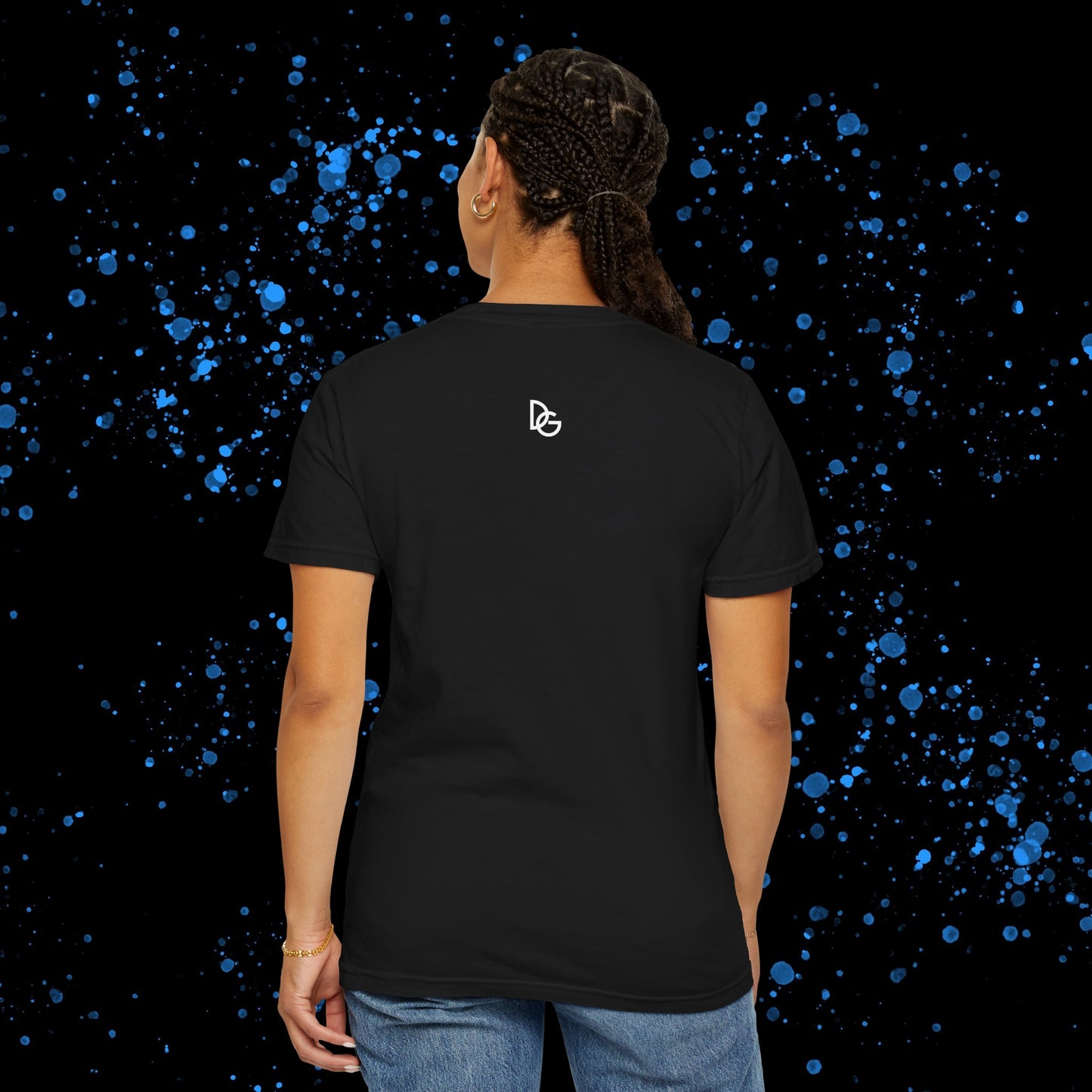 DG - T-shirt: Relaxed fit with DolceiGucce splash on the front and DG logo on the back