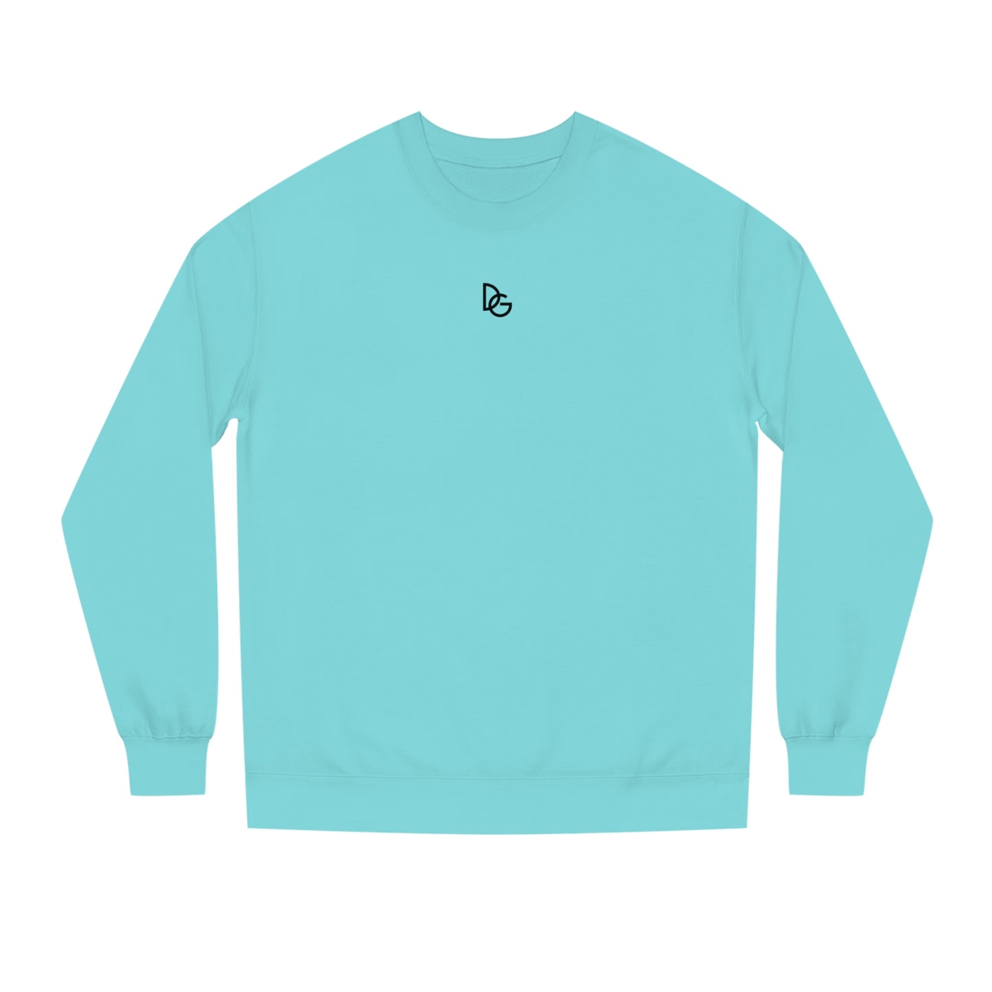 DG - Sweatshirt: Unisex Crew Neck Sweatshirt with DG in front