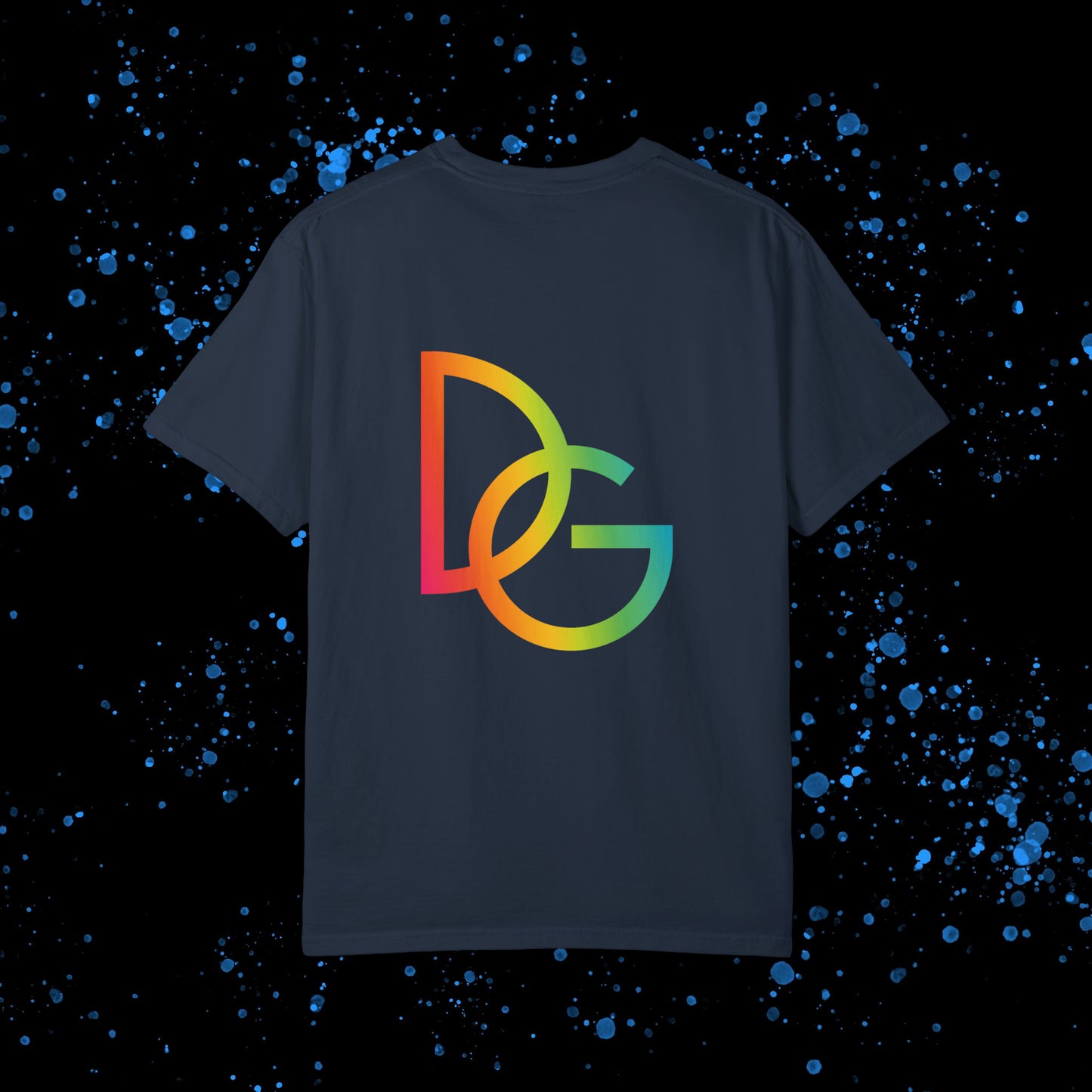 DG - T-shirt: Relaxed fit with rainbow splash