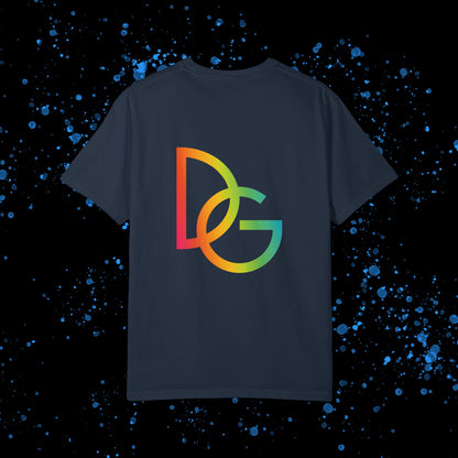 DG - T-shirt: Relaxed fit with rainbow splash