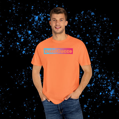 DG - T-shirt: Relaxed fit with DolciGucce blue pink gradient box