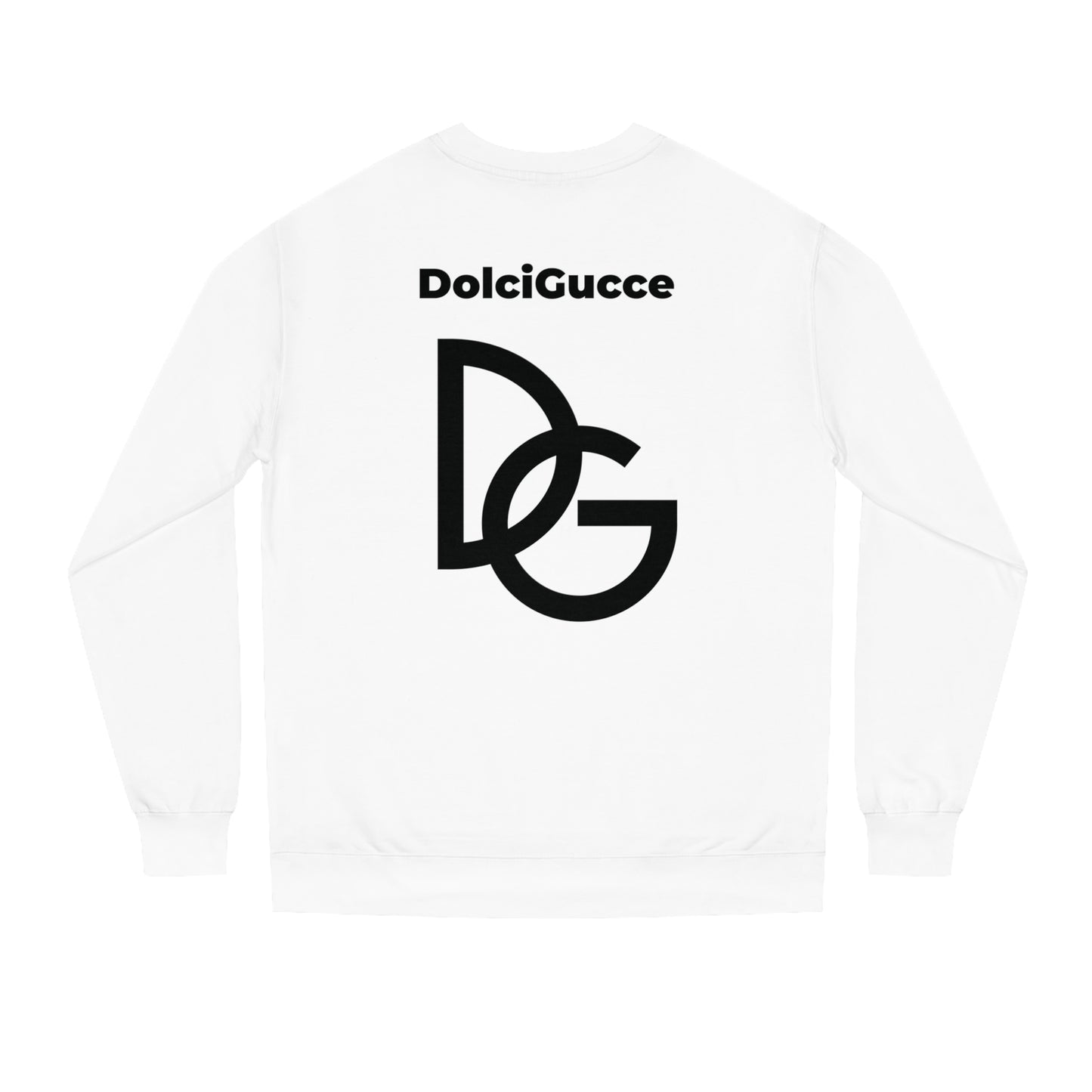 DG - Sweatshirt: Unisex Crew Neck Sweatshirt with DG in front