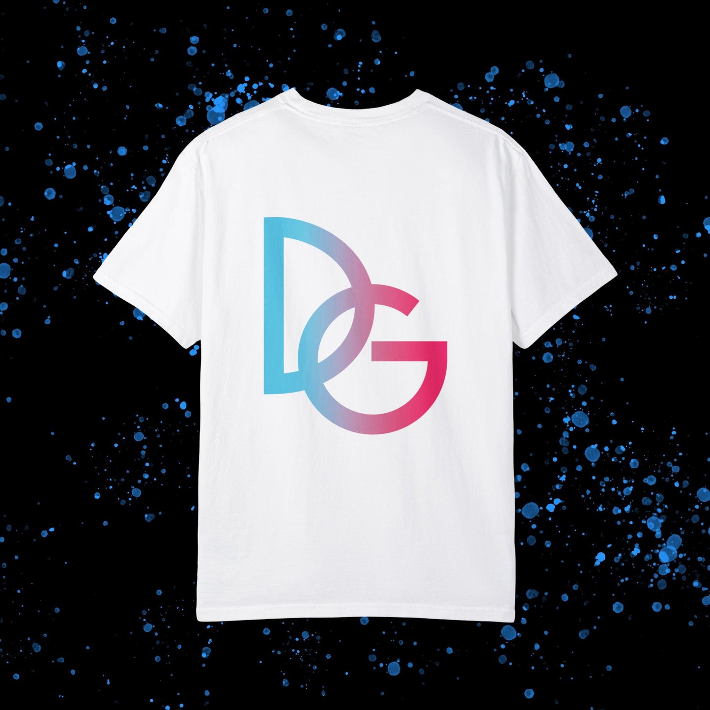 DG - T-shirt: Relaxed fit with DolciGucce blue pink gradient box