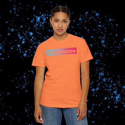 DG - T-shirt: Relaxed fit with DolciGucce blue pink gradient box