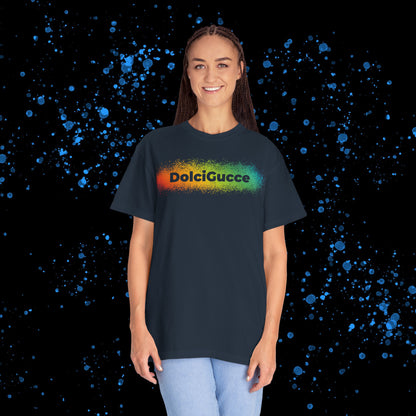 DG - T-shirt: Relaxed fit with rainbow splash