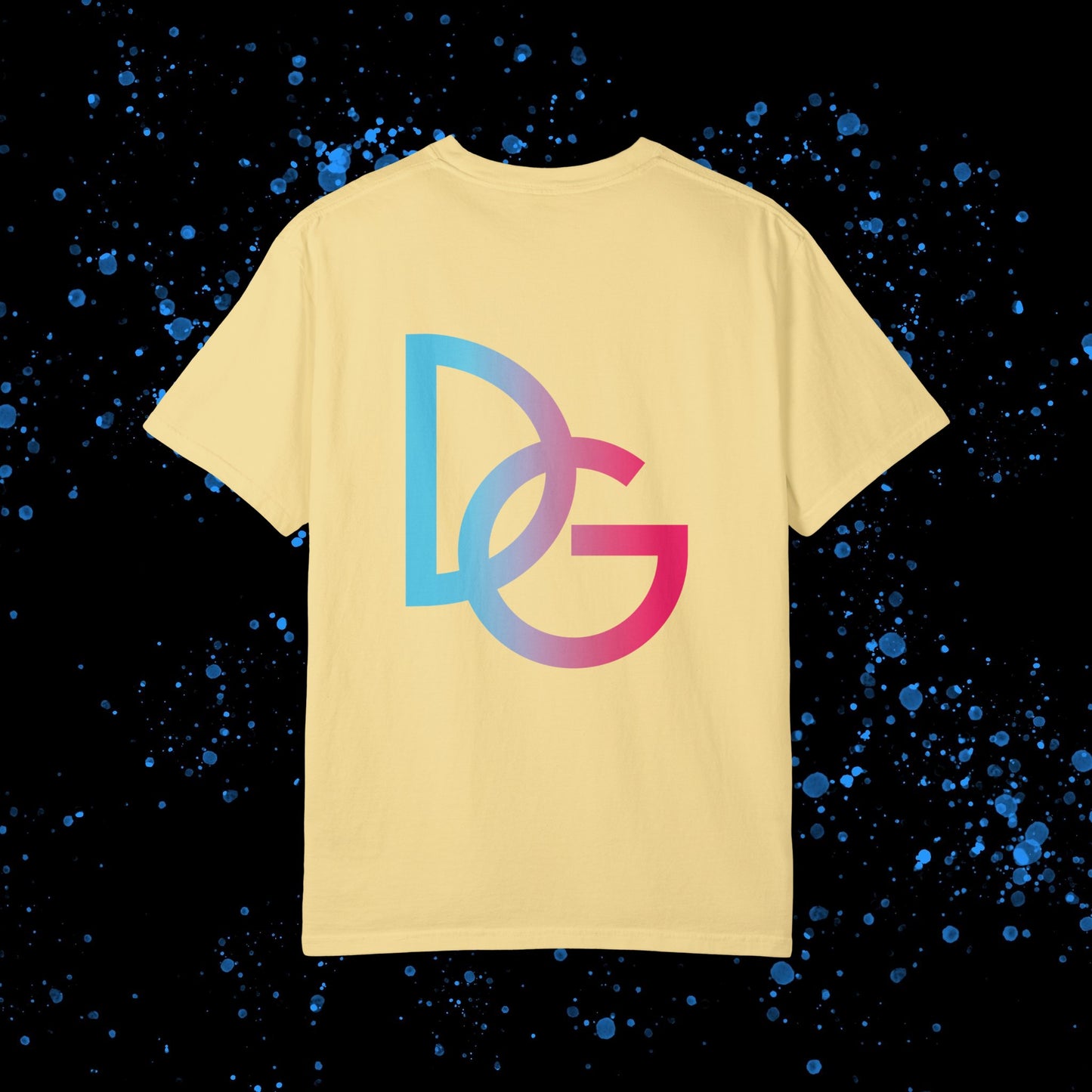 DG - T-shirt: Relaxed fit with DolciGucce blue pink gradient box