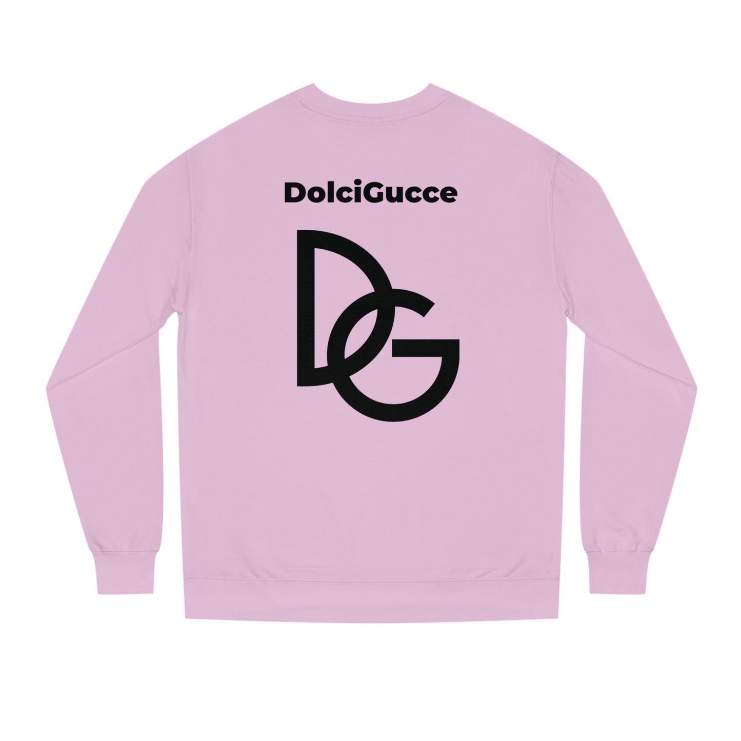 DG - Sweatshirt: Unisex Crew Neck Sweatshirt with DG in front