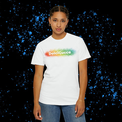 DG - T-shirt: Relaxed fit with rainbow splash