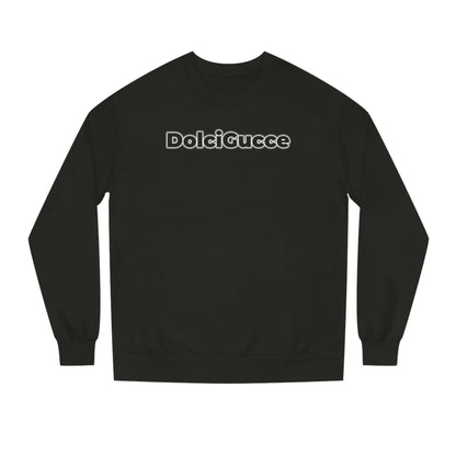 DG - Sweatshirt: Unisex Crew Neck Sweatshirt with gradient writing in front