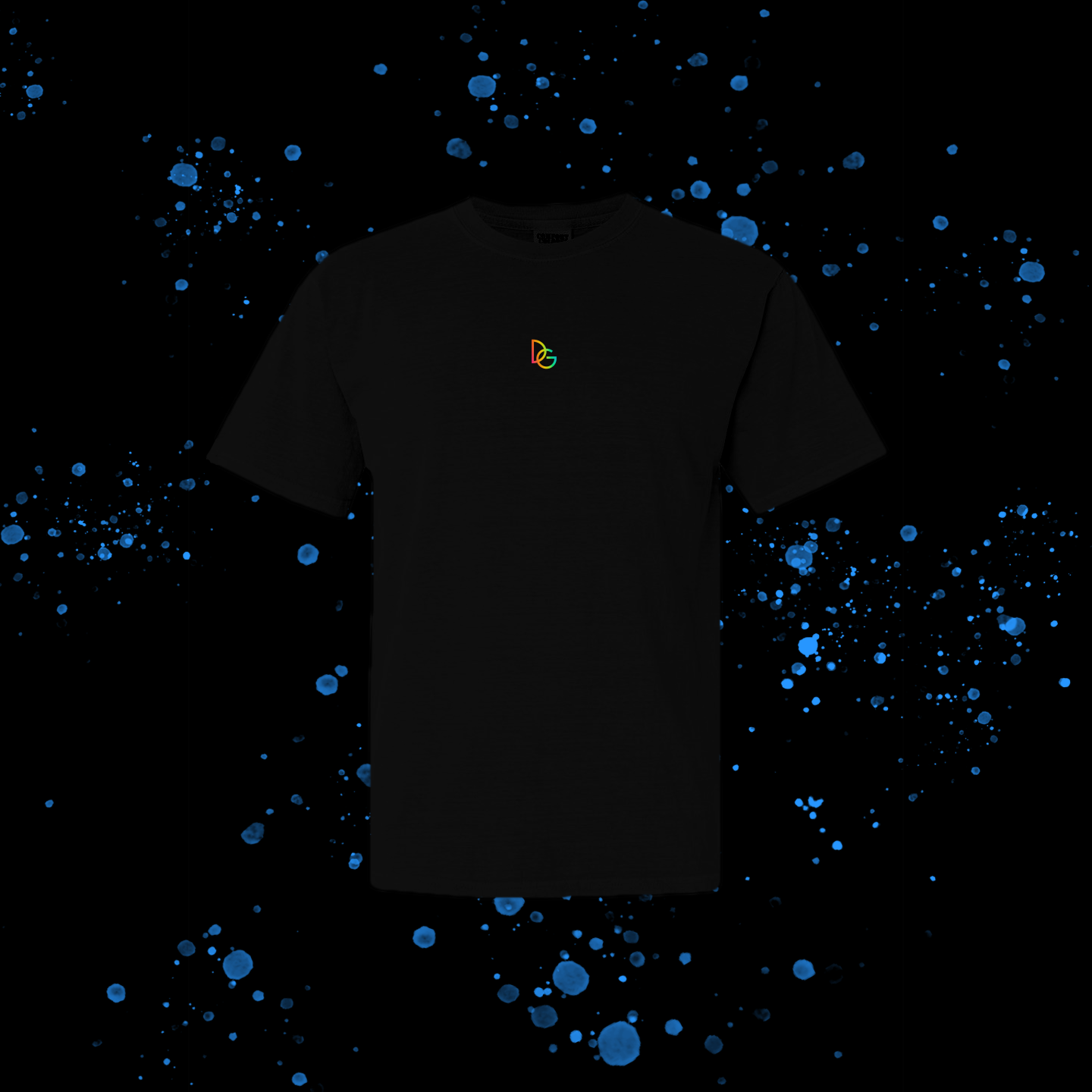 DG - T-shirt: Relaxed fit with rainbow embroidery in front